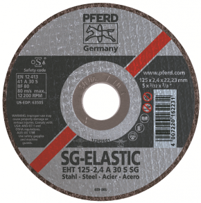 Pferd Trennscheibe SG-Elastic Ø 125 x 2,4 EHT 125-2,4 A 30 S SG/22,23