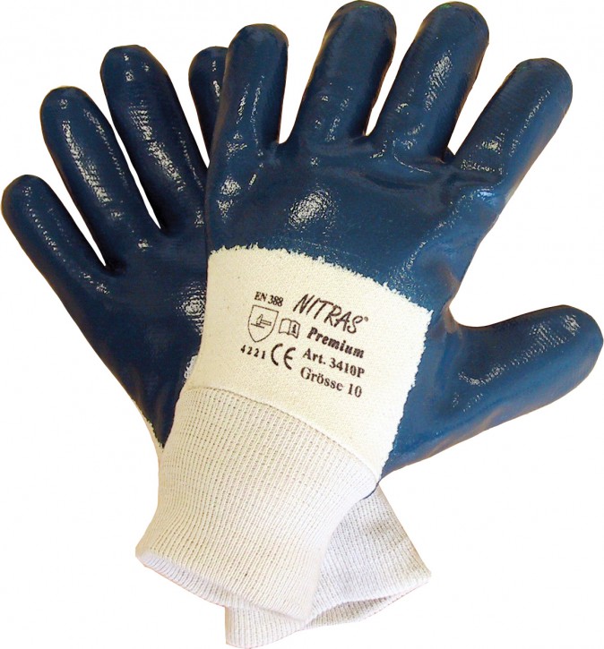 Handschuh Nitril blau Top Qualität Größe 10