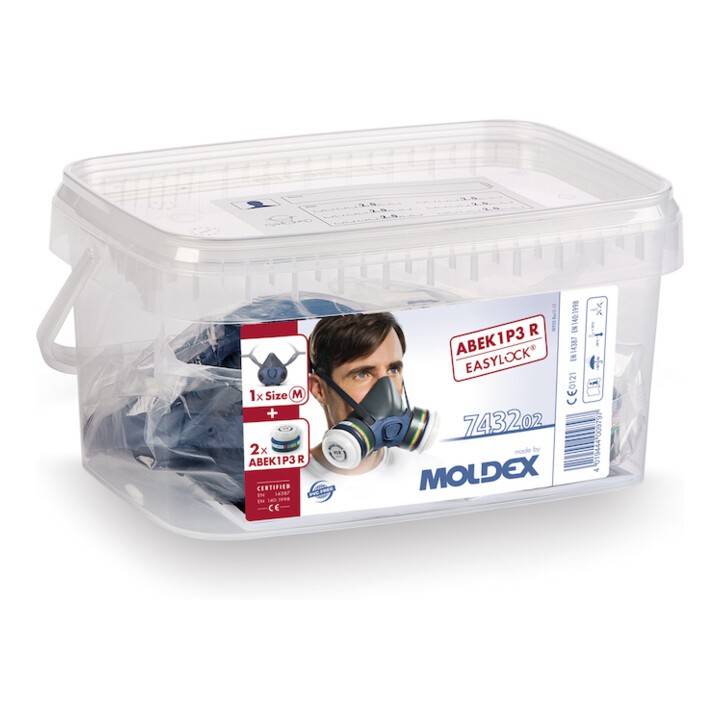 Moldex 7432 Atemschutzbox ABEK1 P3 R Moldex 7432 Atemschutzbox ABEK1 P3 R