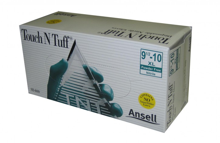 Ansell 92-600 Touch N Tuff Nitril Einweghandschuhe Gr. XL