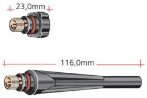 Brennerkappe für TBi SR 17, SR 18, SR 26, SBT 17, SBT 18, SBT 26