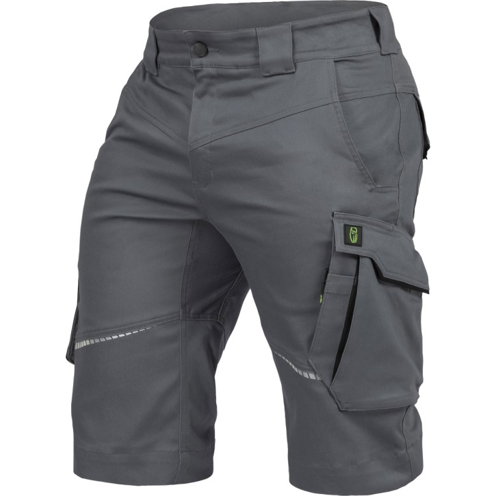 LEIBWÄCHTER Flex-Line Shorts grau / schwarz