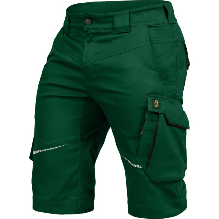 LEIBWÄCHTER Flex-Line Shorts moosgrün/schwarz