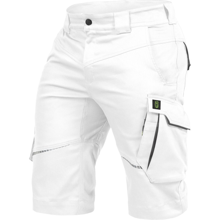 LEIBWÄCHTER Flex-Line Shorts weiß/grau